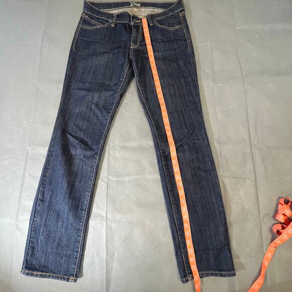 Old Navy The Diva Jeans Womens Size 8 Regular Blue Dark Wash Boot Cut Low Rise - Picture 6 of 16